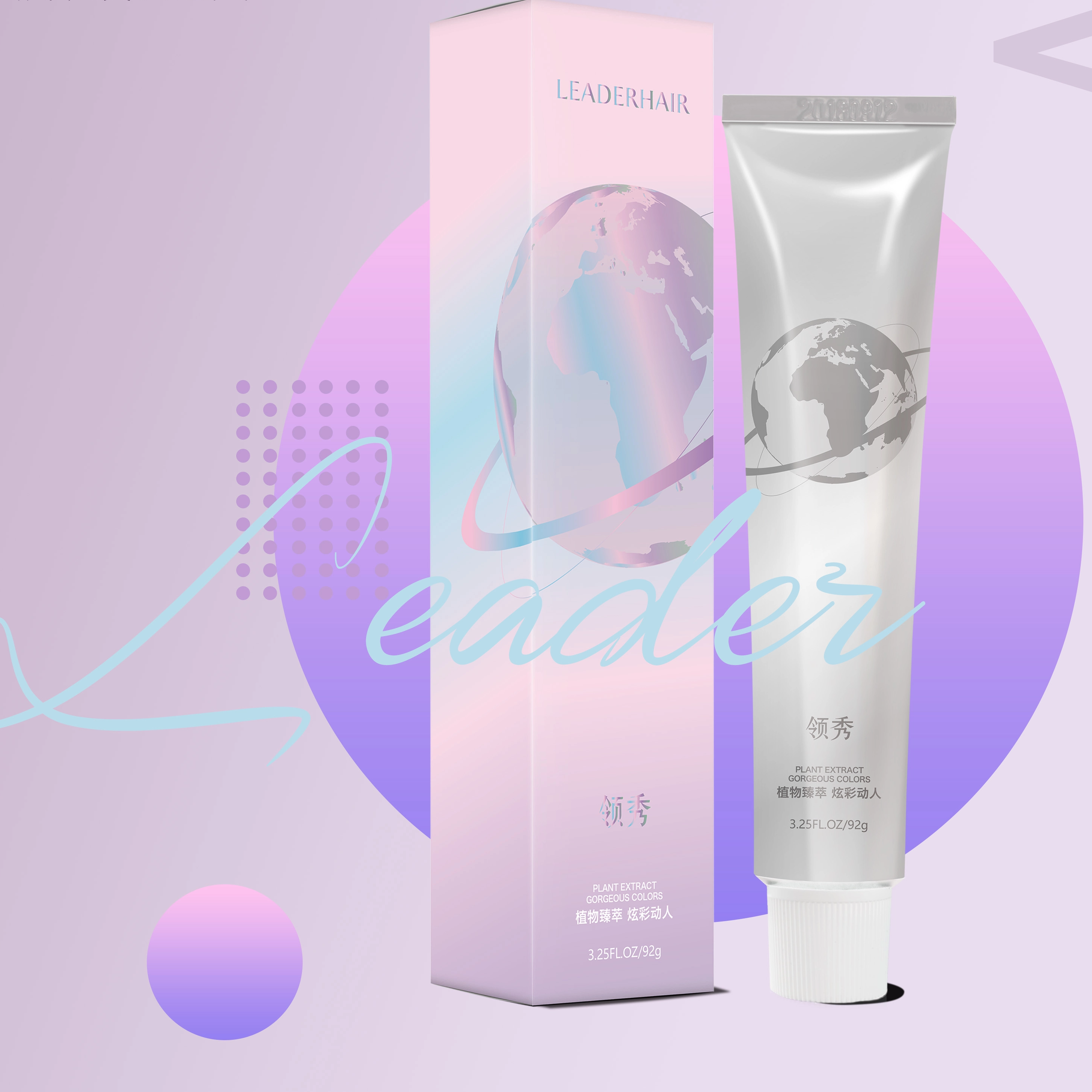 Leaderhair Fournisseurs de produits de soins capillaires en gros Couleur des cheveux avec des reflets