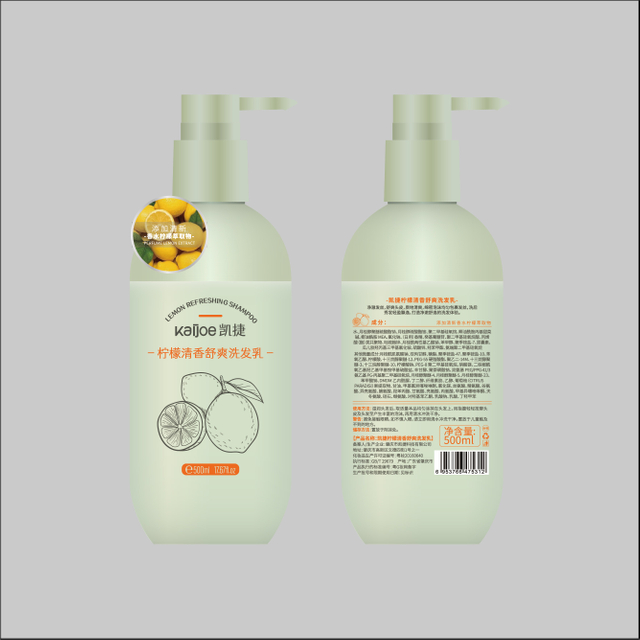 Shampooing rafraîchissant au citron OEM à grand prix