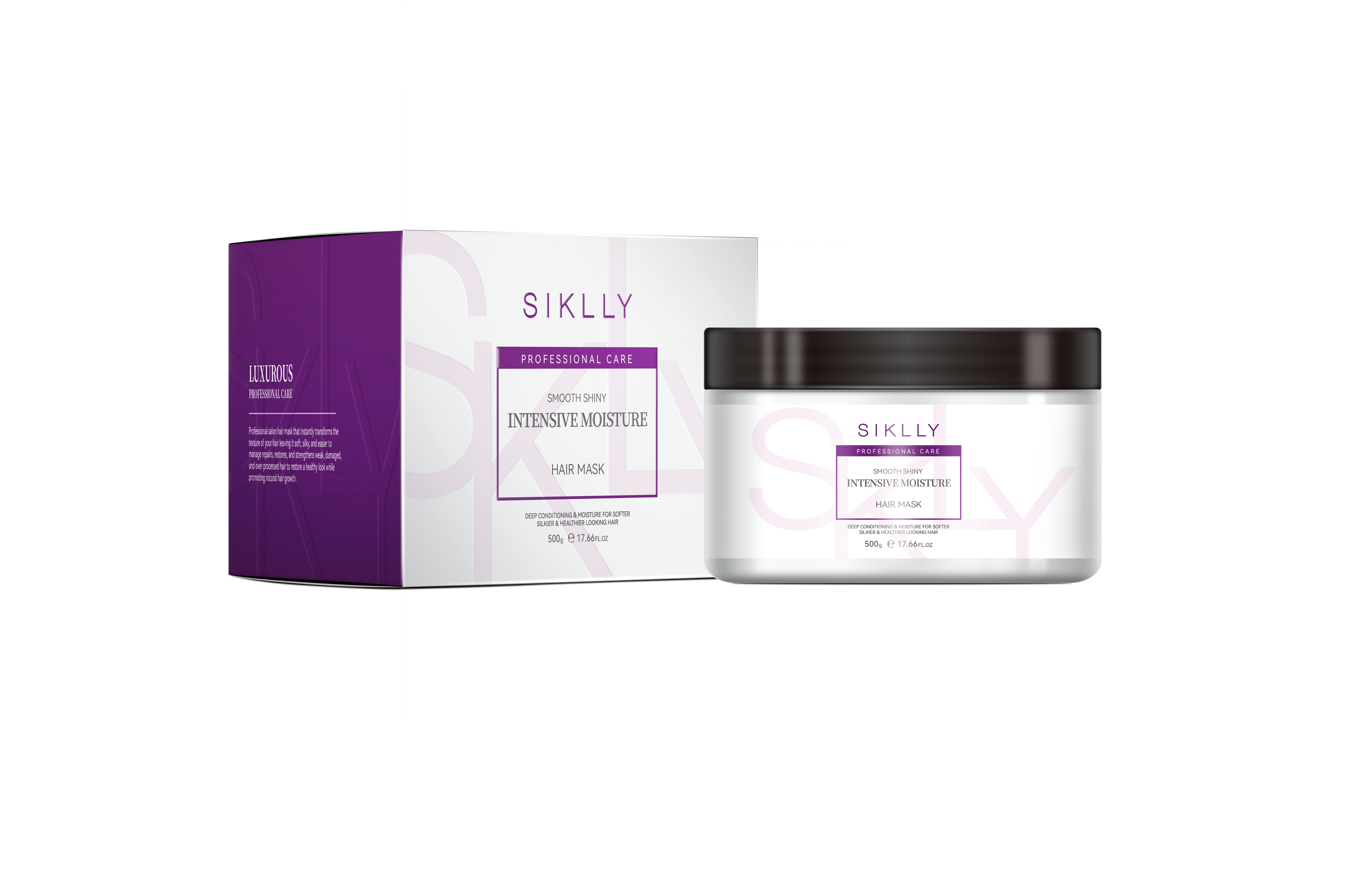 SIKLLY Smooth Shiny Masque Cheveux Hydratation Intense pour Femme