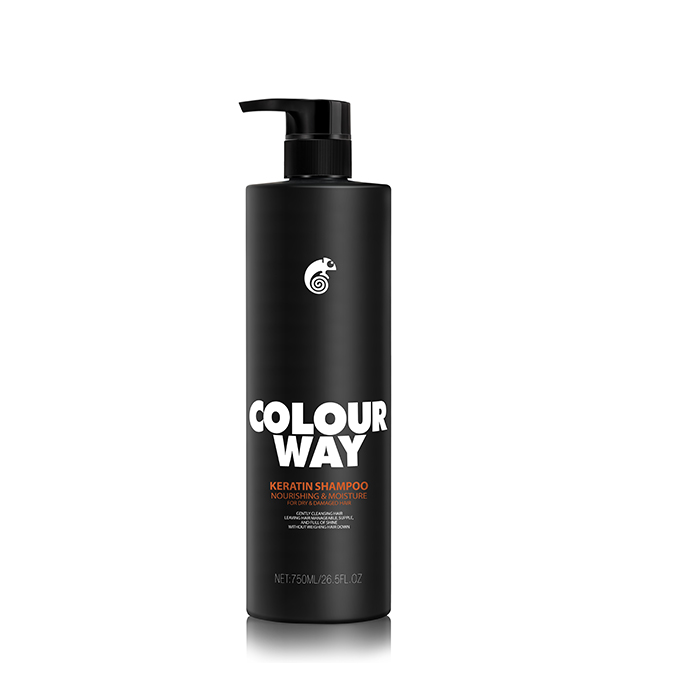 COLOURWAY Shampooing nourrissant et hydratant à la kératine pour cheveux secs