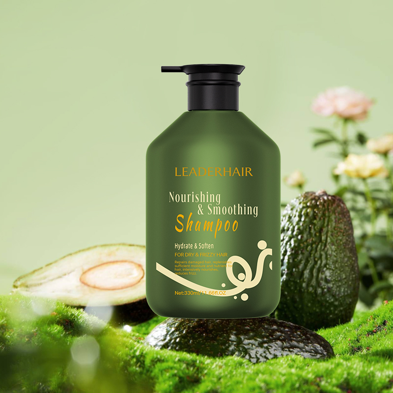 LEADERHAIR Coffret shampoing et après-shampooing nourrissant à l'avocat pour cheveux doux