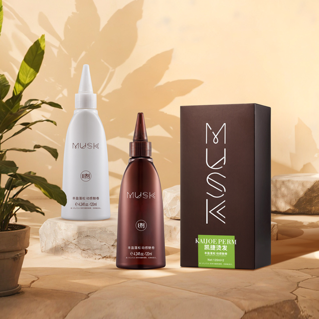 MOCHEQI Liquide de permanente pour cheveux ondulés longue durée pour utilisation en salon