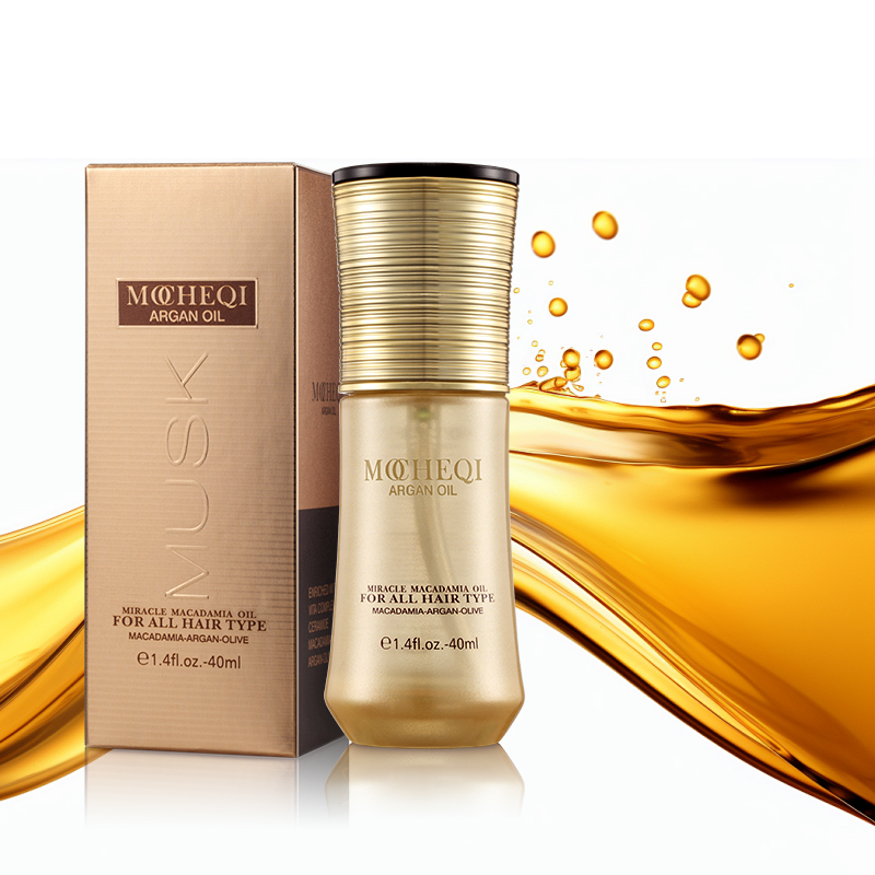 MOCHEQI – huile d'argan pour Salon de beauté, soins capillaires, nourrissante, réparatrice, anti-frisottis, hydratante, pour cheveux secs et tous types de cheveux