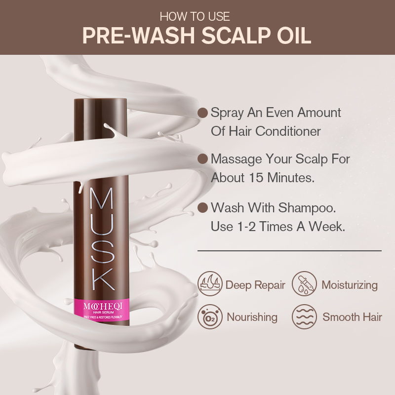 MOCHEQI – sérum réparateur de cheveux biologique, marque privée, nourrissant en profondeur, lissant, anti-frisottis, traitement améliorant la brillance pour cheveux secs et abîmés