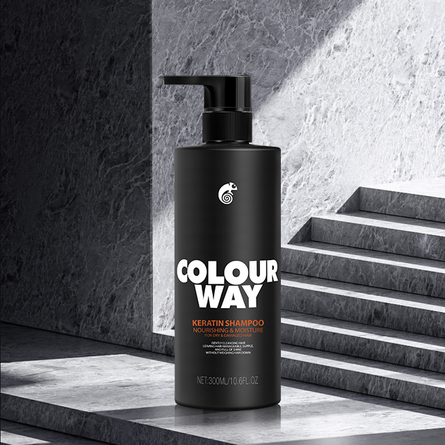 Shampooing nourrissant et hydratant multifonctionnel à la kératine COLOURWAY pour cheveux secs et abîmés